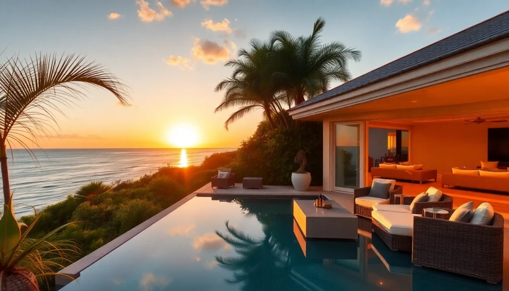 Experience the tranquility of a st martin private luxury villa with stunning ocean views and elegant outdoor living.