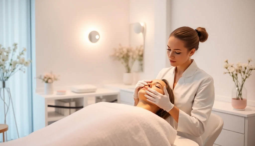 Effective application of the Fett-weg Spritze for targeted fat reduction in a professional clinic.