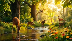 Experience the beauty of nature at www.sudswild.com with animals in a vibrant wildlife setting.
