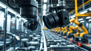 Utilizing machine vision technology, a professional system inspects products in an industrial setting.