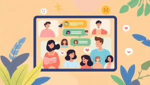 Engage with شات عربي through a vibrant chat interface connecting diverse users in an inviting virtual space.