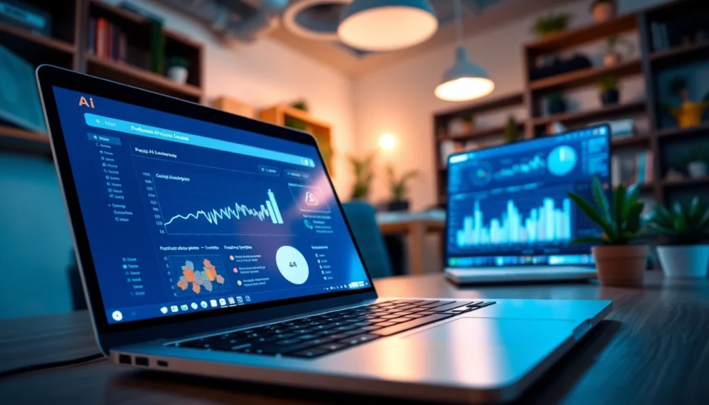 Analyze content using an advanced ai checker tool on a laptop for accurate results.