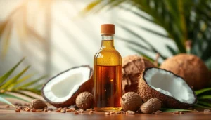 Enhance curls with this nourishing curly hair oil featuring fresh coconut and jojoba.