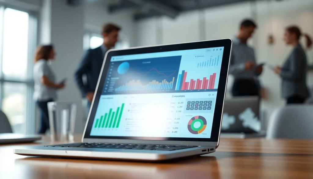 AI prompts for competitive intelligence displayed on a laptop in a professional setting.