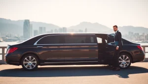 Experience premium luxury car service Vancouver with a sleek limousine and professional chauffeur.