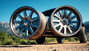 Showcase of XD wheels on a rugged truck, emphasizing durability and style.