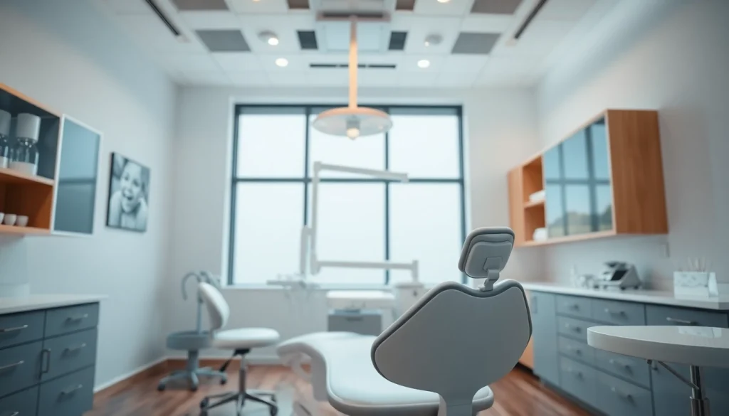 Visit bridges dental treatment area highlighting a modern, inviting design for patients.