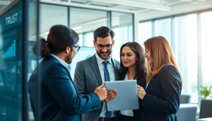 Analyze competitive intelligence data in a professional office environment with team collaboration.