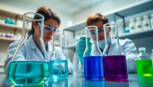 Analyze Hydroxypropyl Methylcellulose in a professional laboratory setting with researchers examining samples.