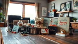 Discover unique Christian gifts beautifully arranged in a welcoming space.