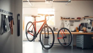 Organize your space with a bike rack for home that enhances efficiency and modernity.